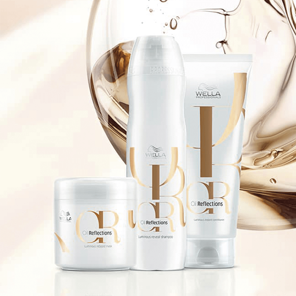 kit de tratamentos Wella Professionals Oil Reflections para nutrição capilar
