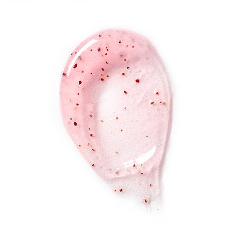 textura do esfoliante Rose Sugar Scrub da lancome