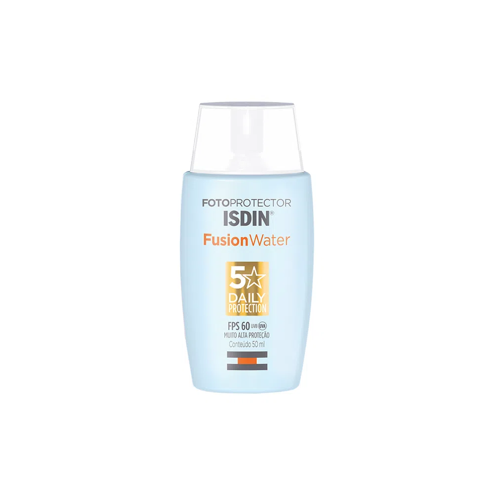 Protetor Solar Facial Isdin Fusion Water 5 Stars FPS 60