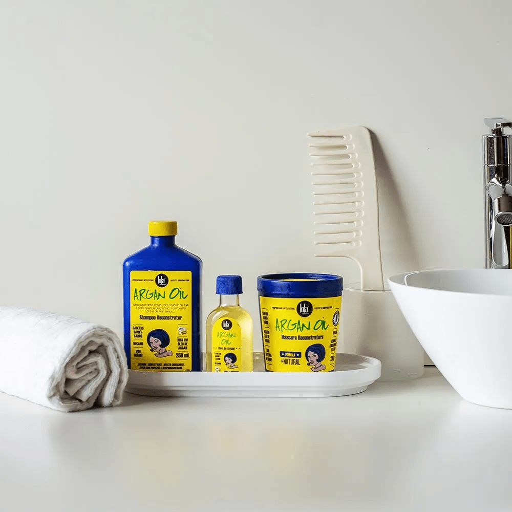 Linha de produtos capilares veganos Lola Cosmetics Argan Oil
